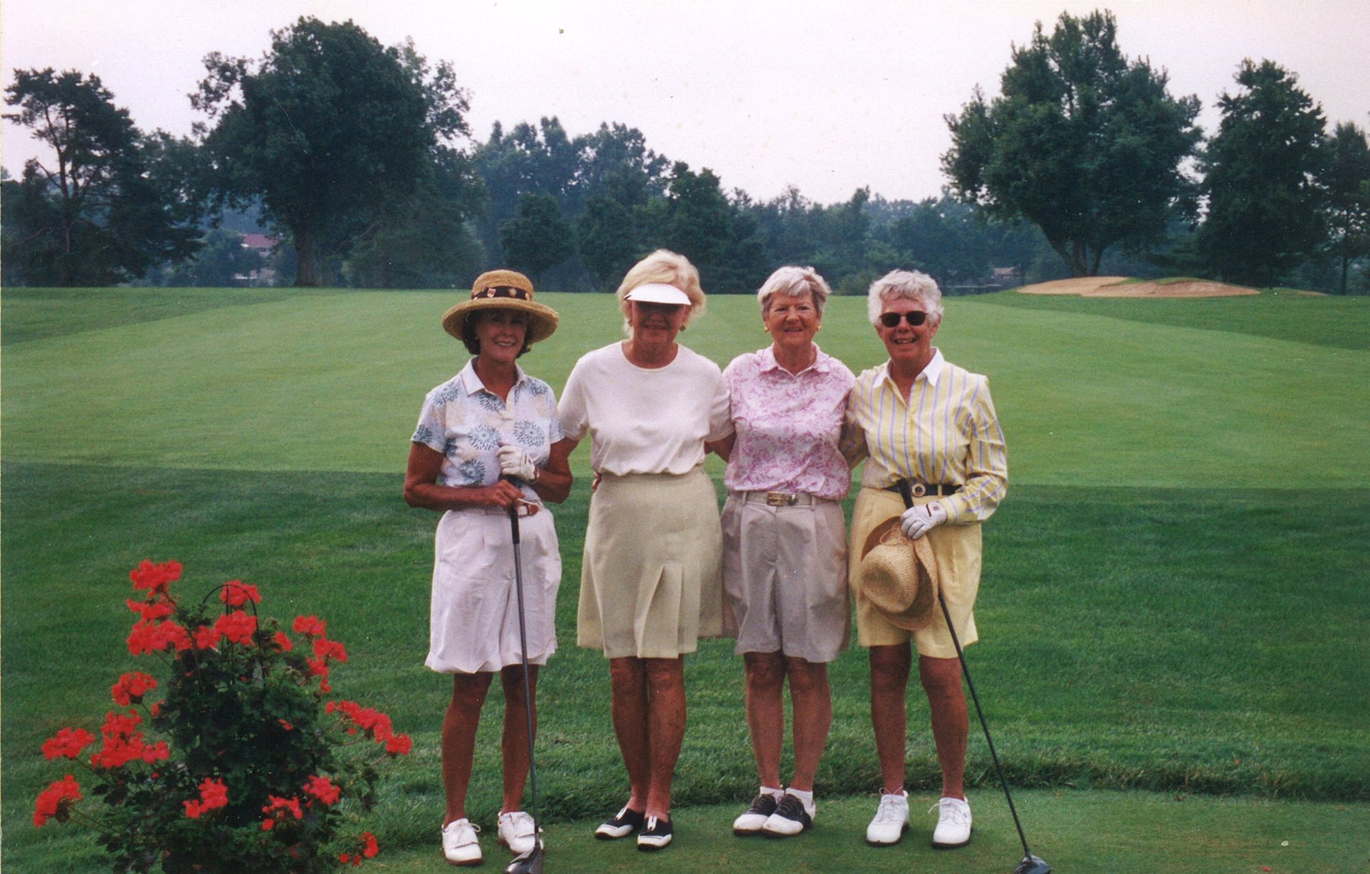 ladies golf foursome 2001